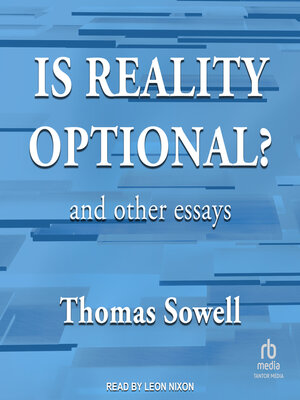 cover image of Is Reality Optional?